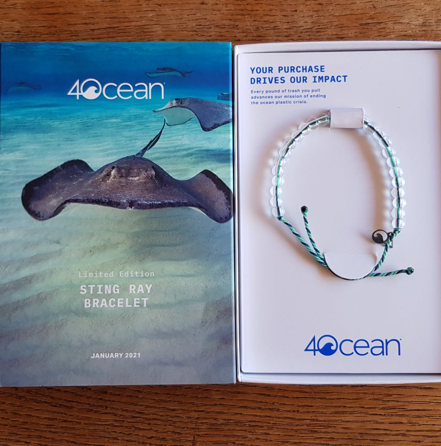 4ocean armband stingray - Naturboden