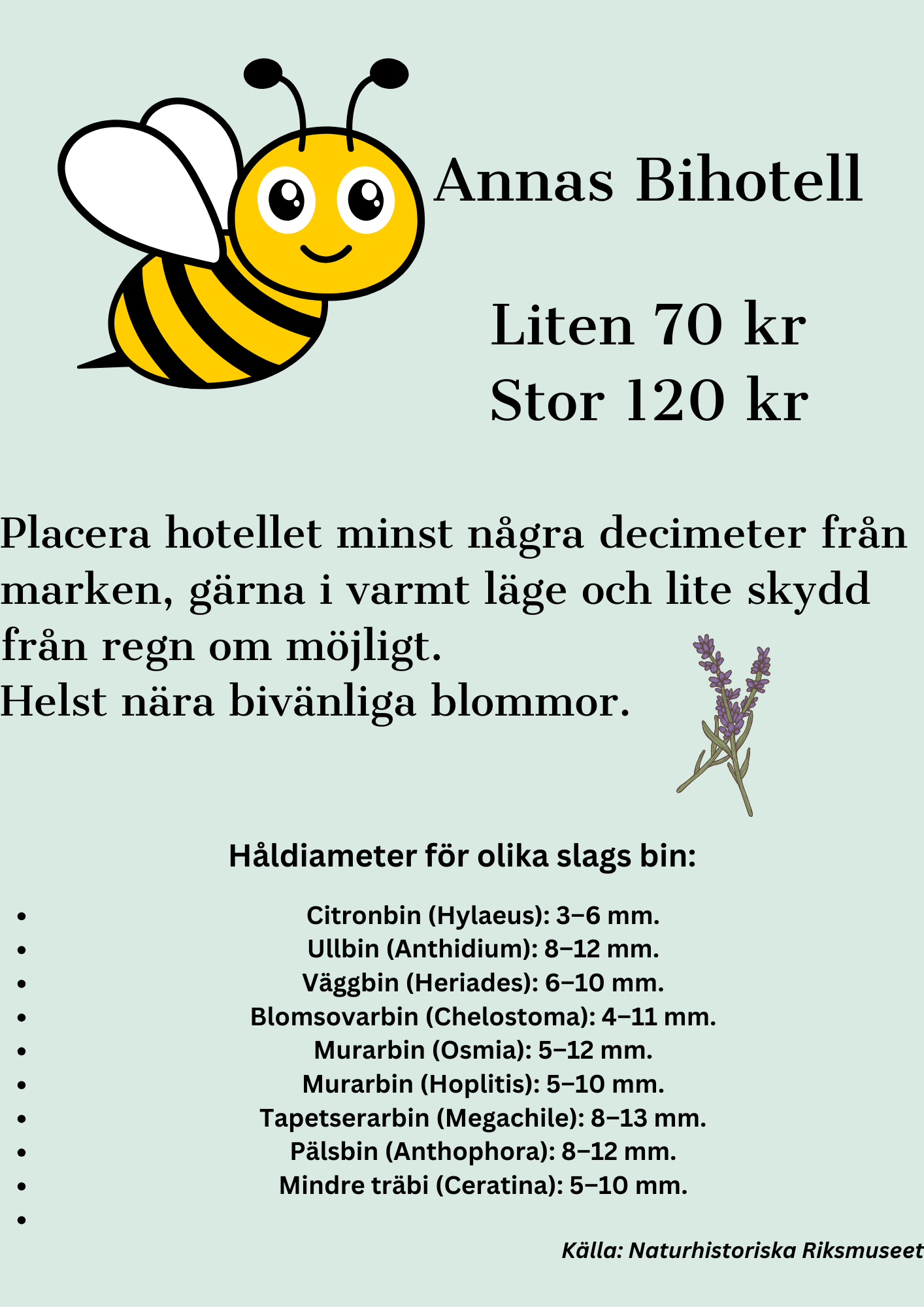 Biholk från egen tillverkning