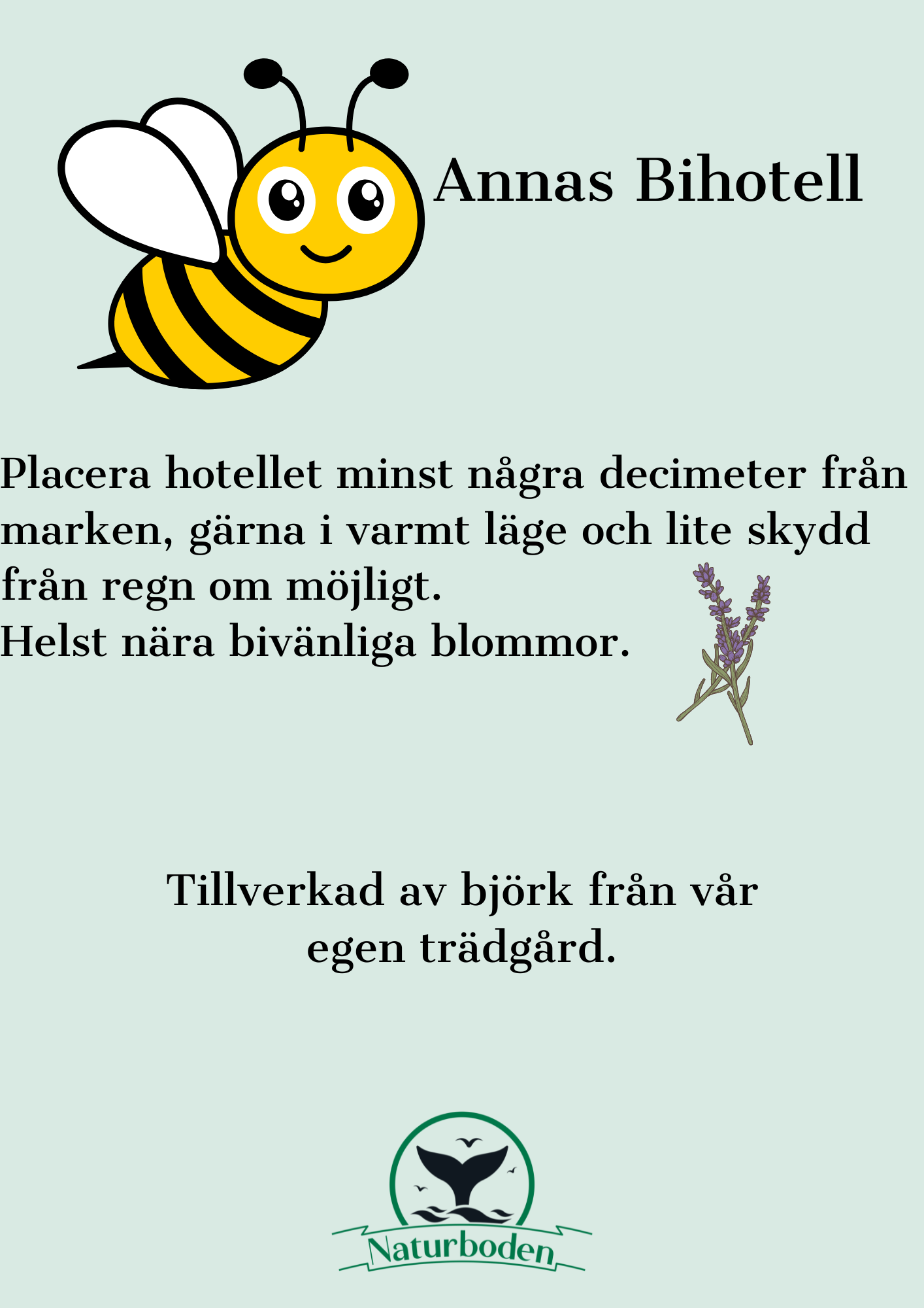 Biholk från egen tillverkning - Naturboden