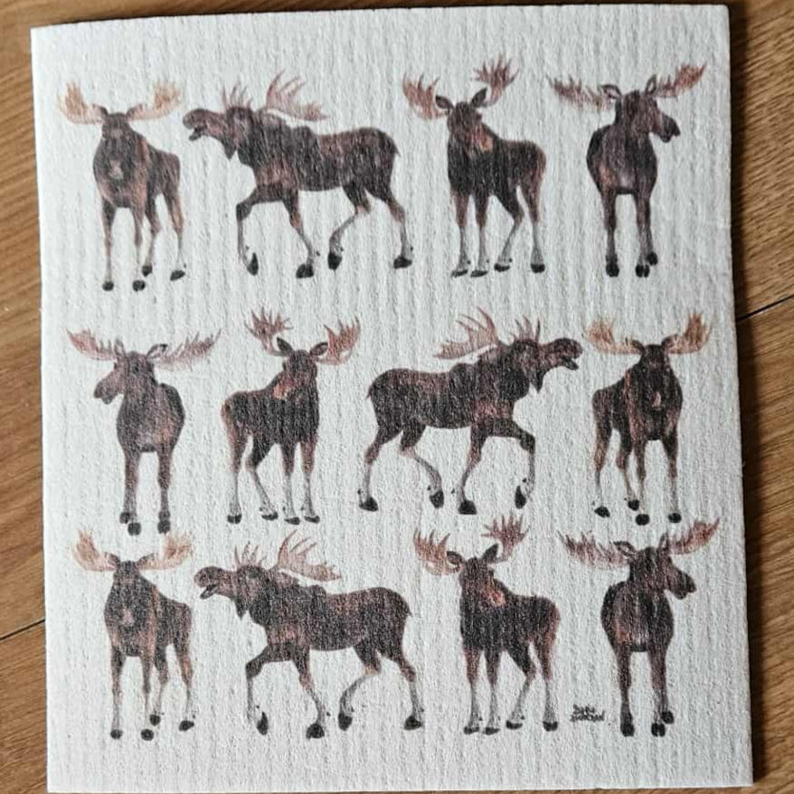 Disktrasa med älgar - Naturboden