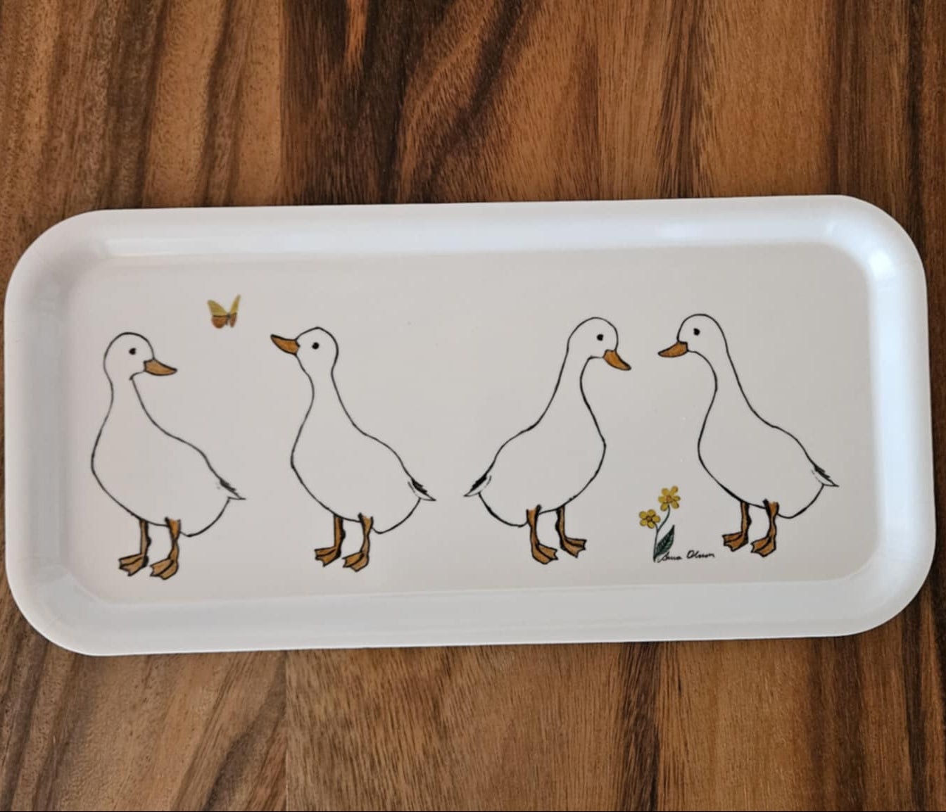 Frukostbricka Ankan Flora