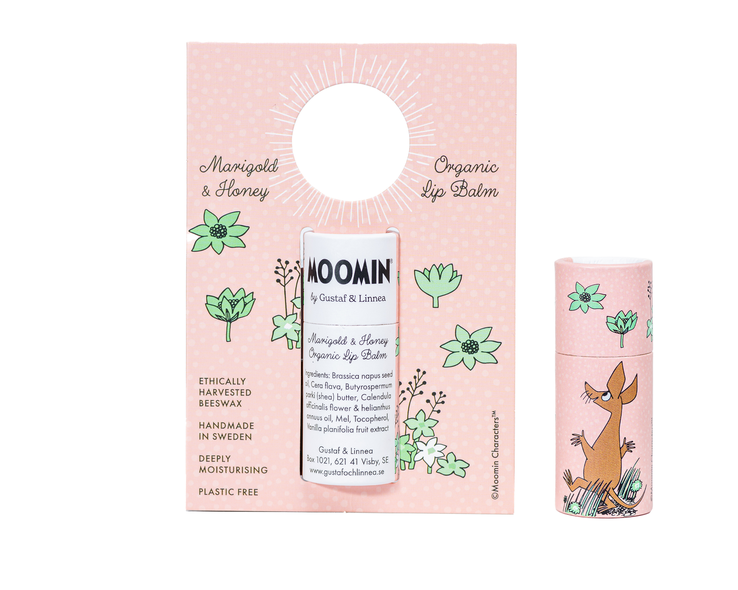 Läppcerat Moomin Ringblomma & honung - Naturboden