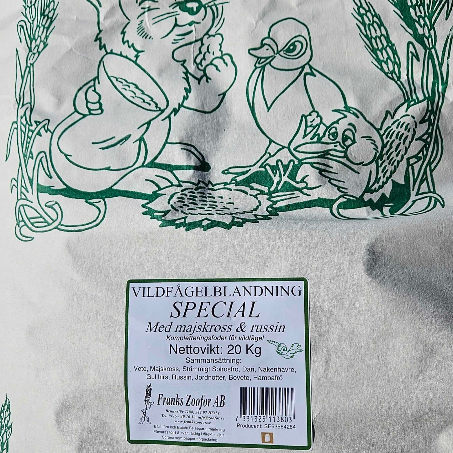 Vildfågelblandning 20 kg Special