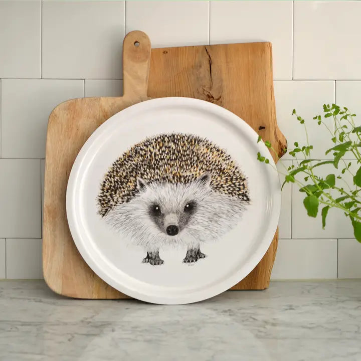 Bricka - Igelkott rund 36 cm - Naturboden