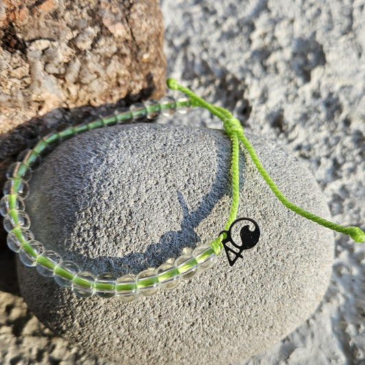 Armband 4ocean havssköldpadda Limegrön 