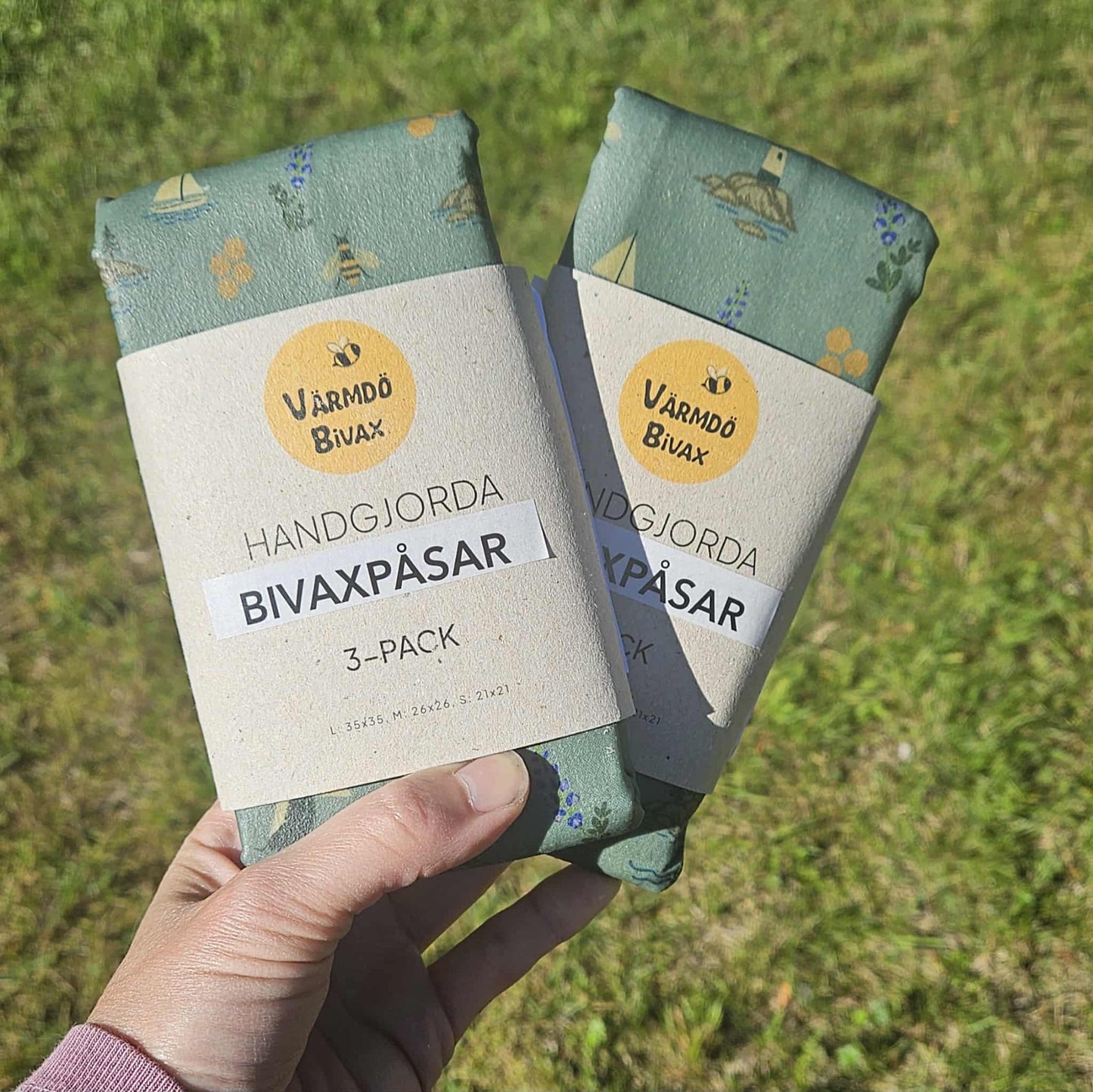 Bivaxpåsar från Värmdö Bivax - Nyhet!