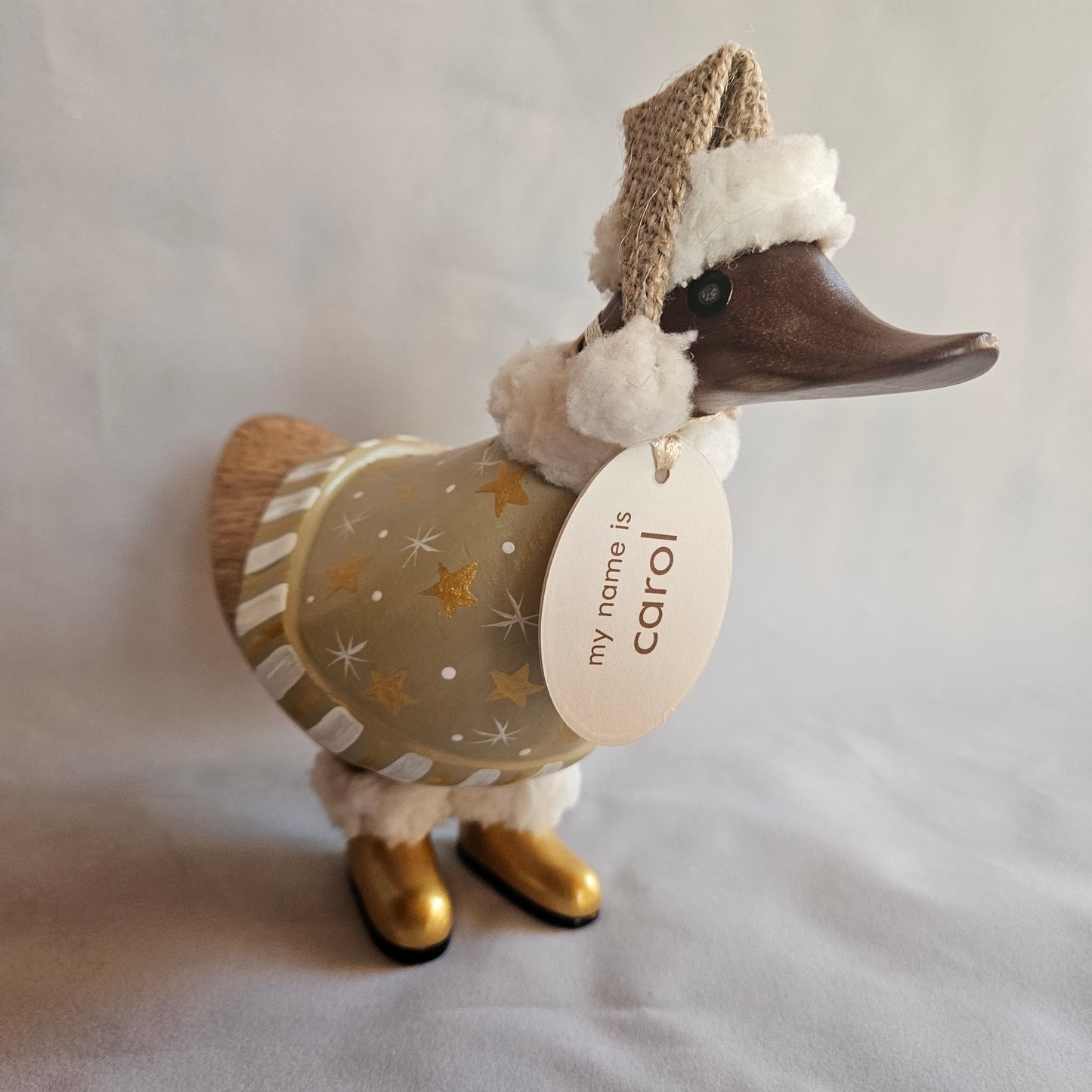 julanka Carol 2 med guldstövlar - Naturboden