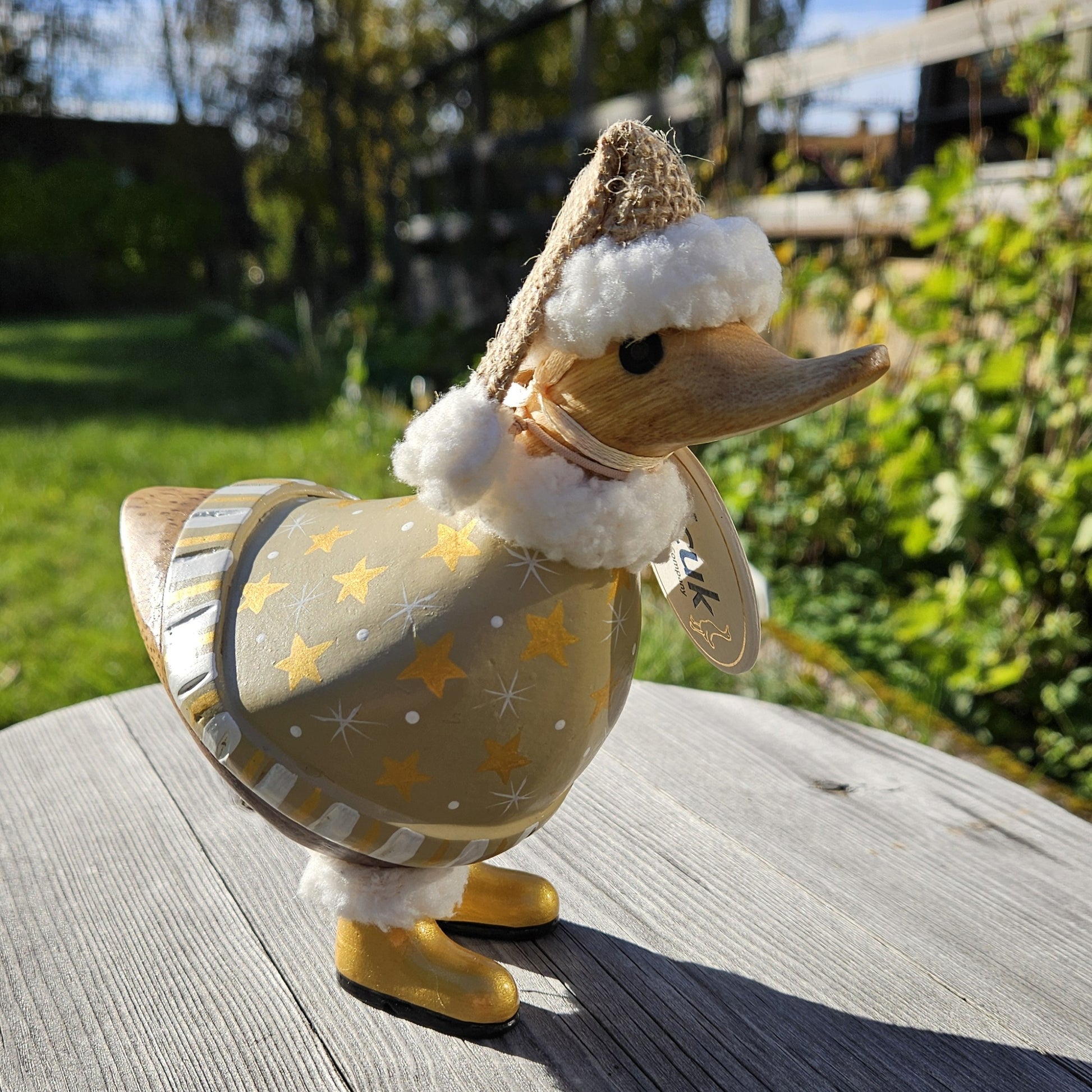 Carol anka i bambu med jultema - Naturboden