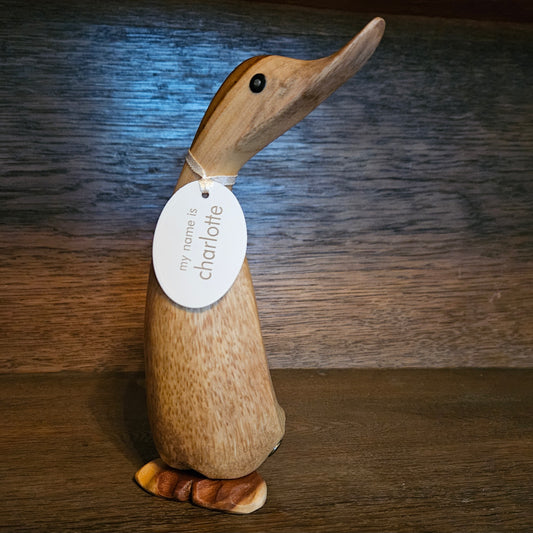 Charlotte anka i bambu löpanka - Naturboden