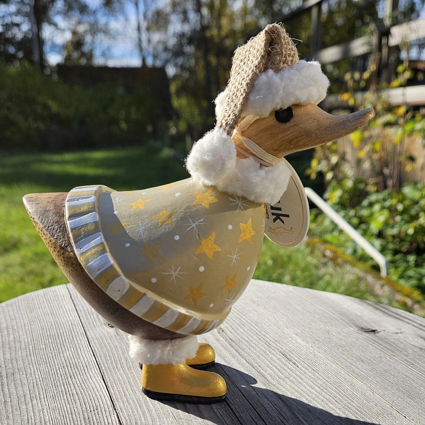 Julanka i bambu med ljusa toner - Naturboden