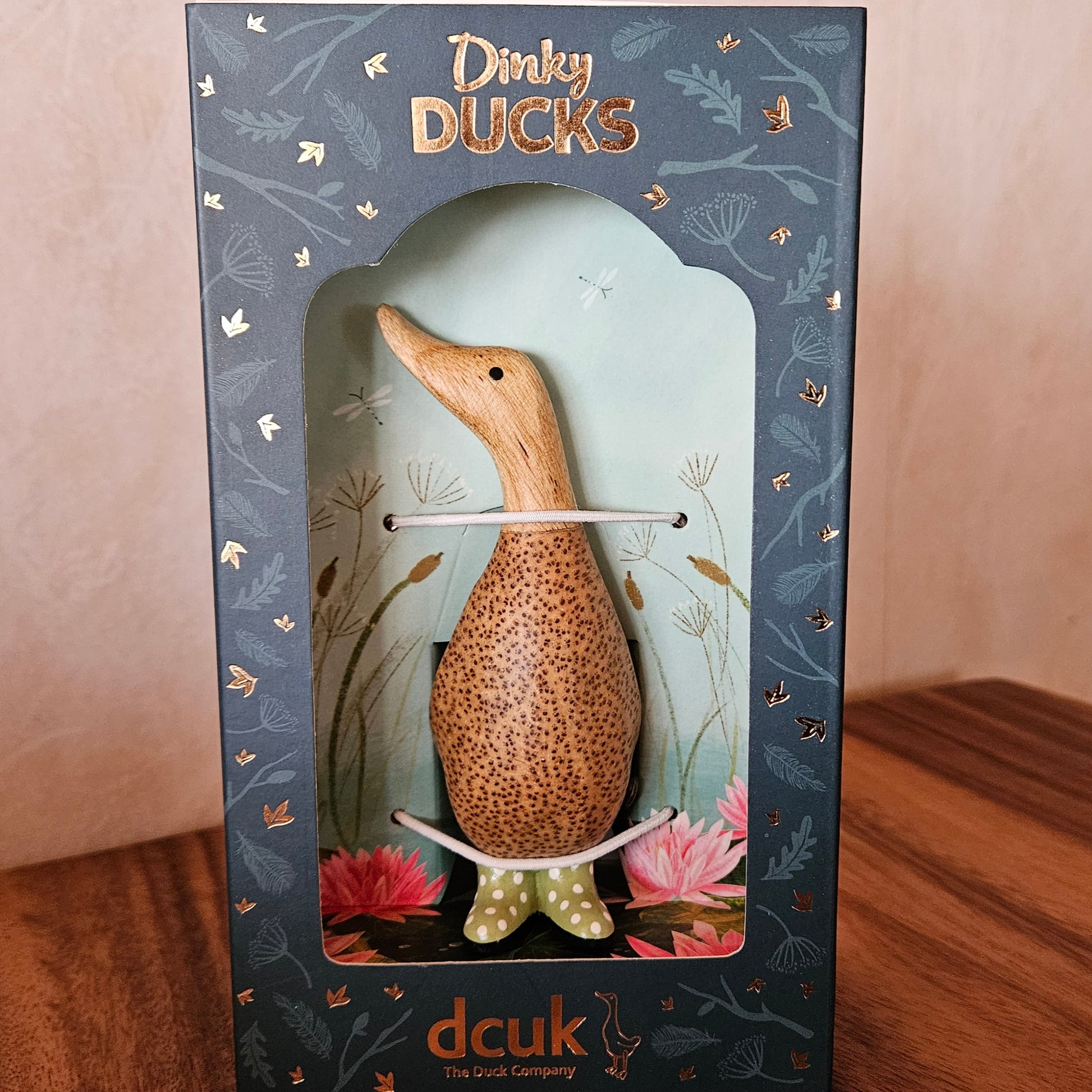 Dinky Ducks - ankor i bambu grön - Naturboden