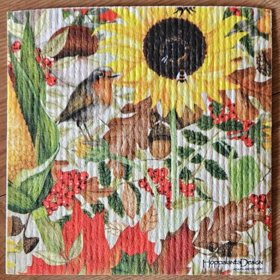 Disktrasa Hösten med rödhake - Naturboden