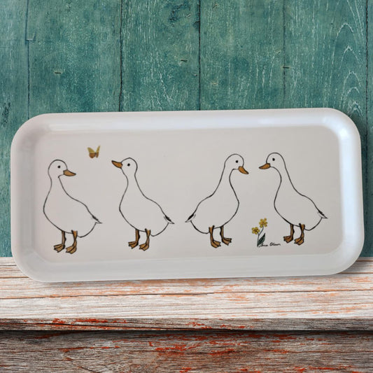 Ankan Flora - avlång bricka