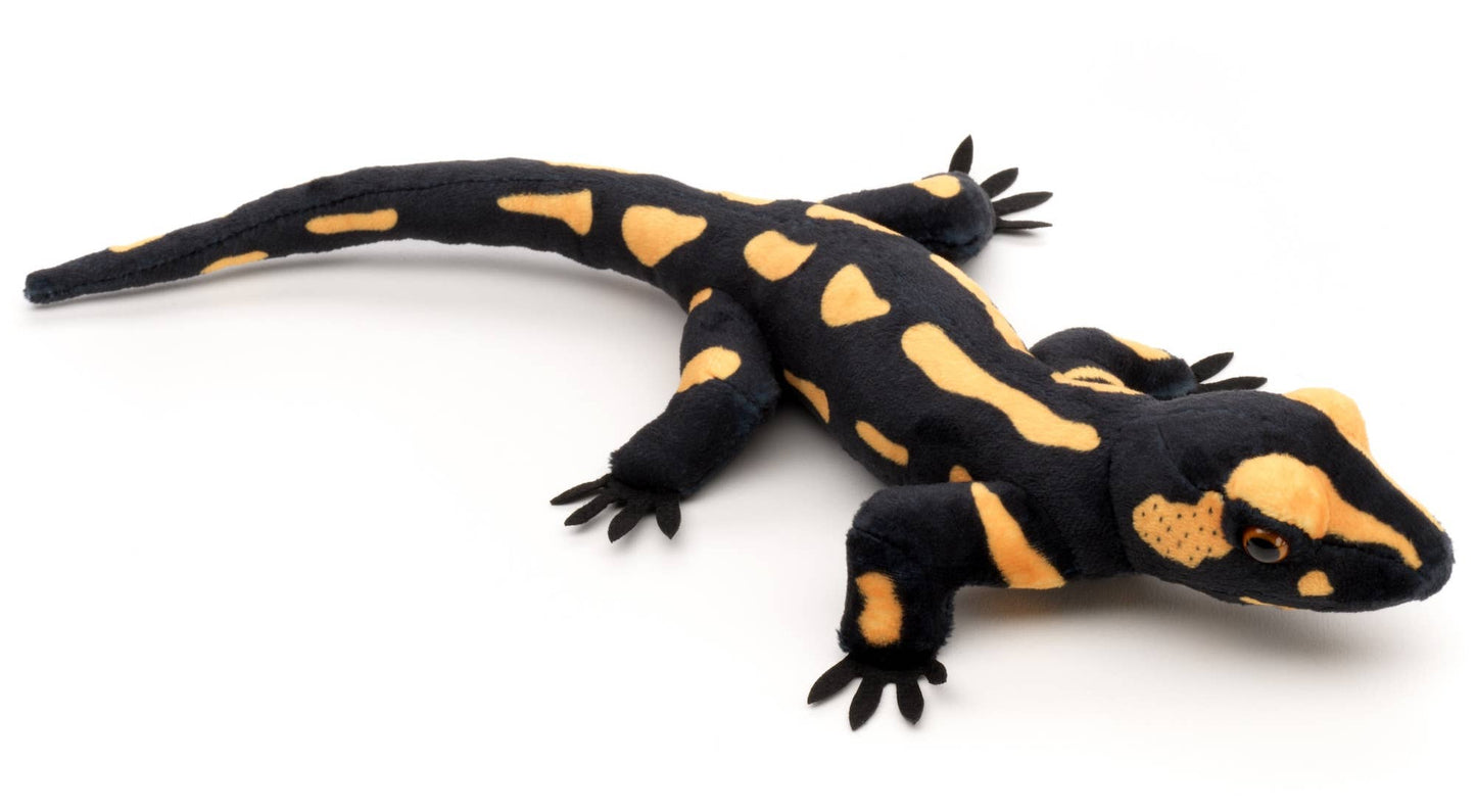 Eldsalamander gosedjur svart och gul - Naturboden