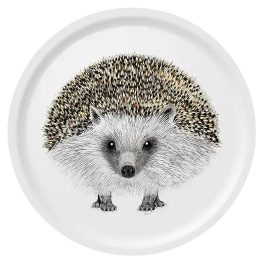 Bricka - Igelkott rund 36 cm - Naturboden
