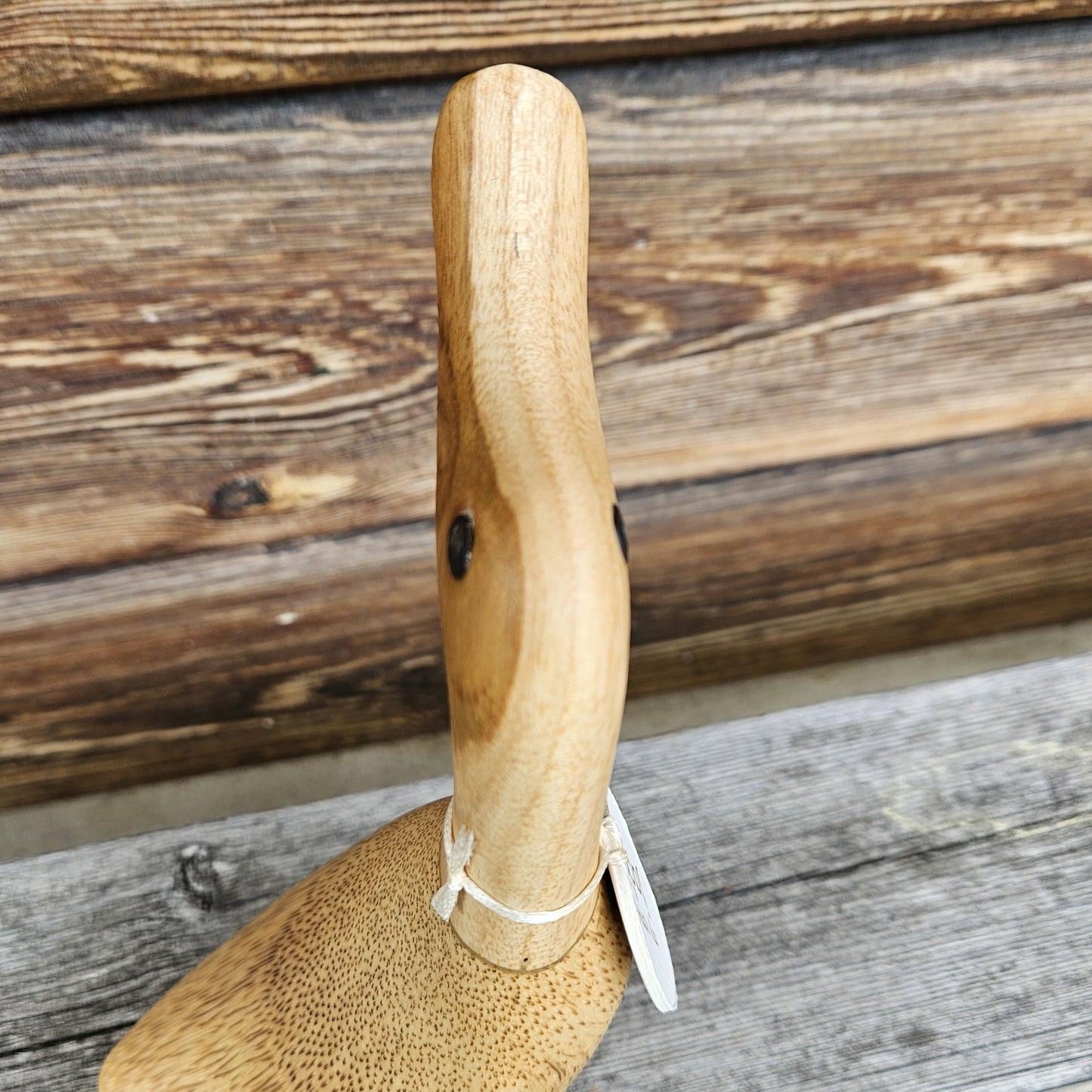 Anka i bambu Jackie huvud- Naturboden