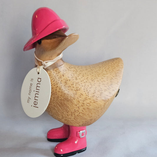 anka i bambu rosa regnställ - Naturboden