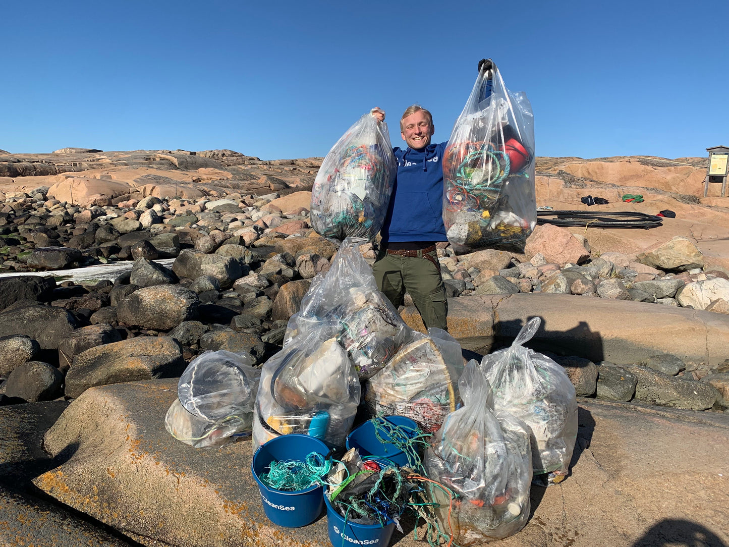 Lukas grundare CleanSea har gjort en insats