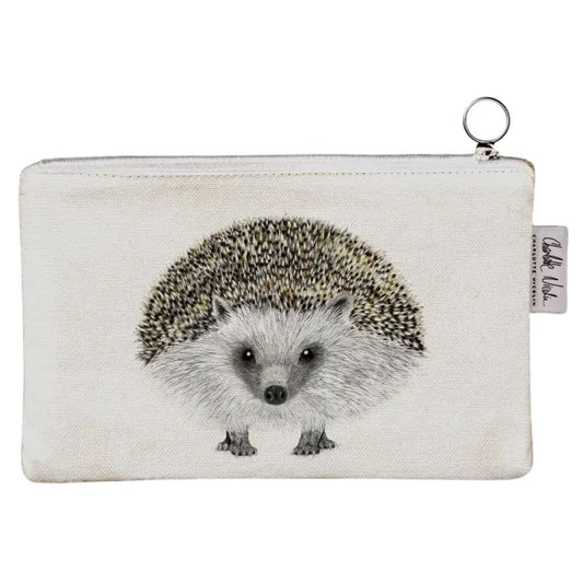 Necessär med den söta igelkotten Henry på vit bakgrund - Naturboden