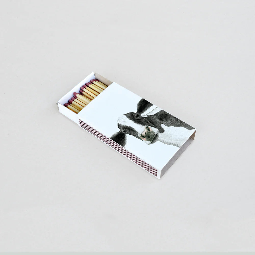 Tändsticksask - Kossan Rosa - Naturboden