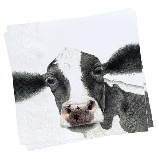 Servetter 20-p motiv kossan Rosa - Naturboden