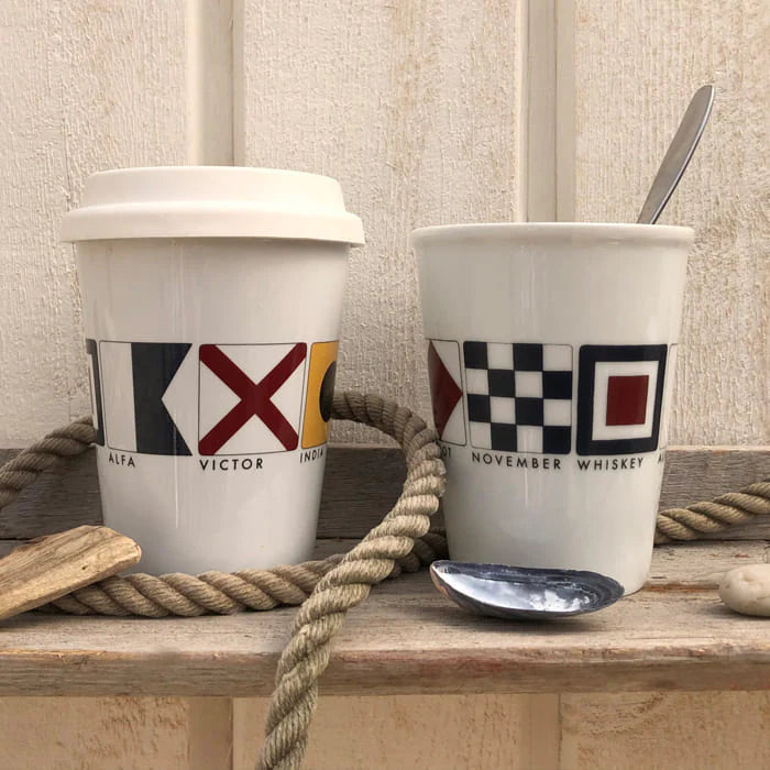 Take away mugg Flaggspel