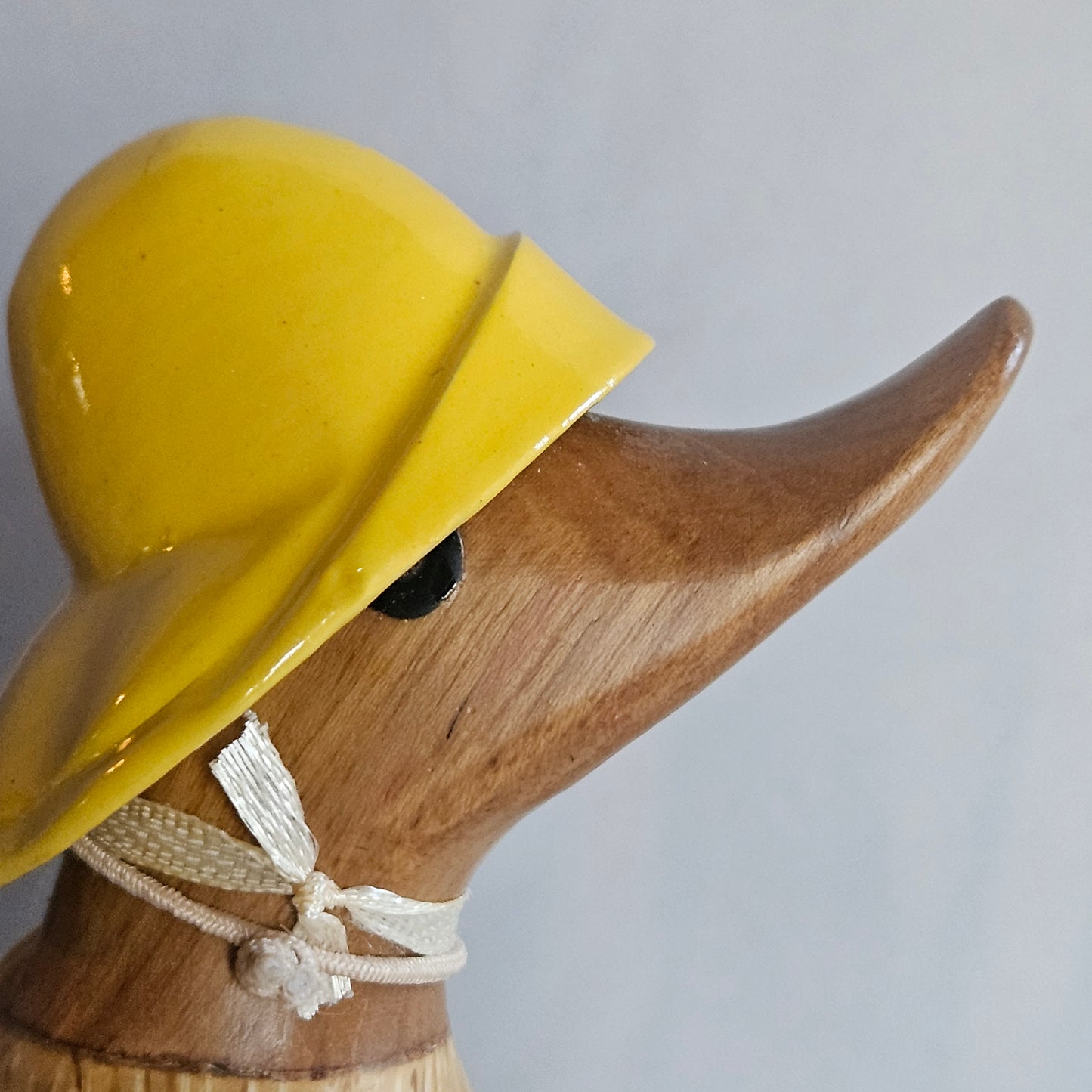 Theo anka i bambu sida ansikte, gul hatt - Naturboden