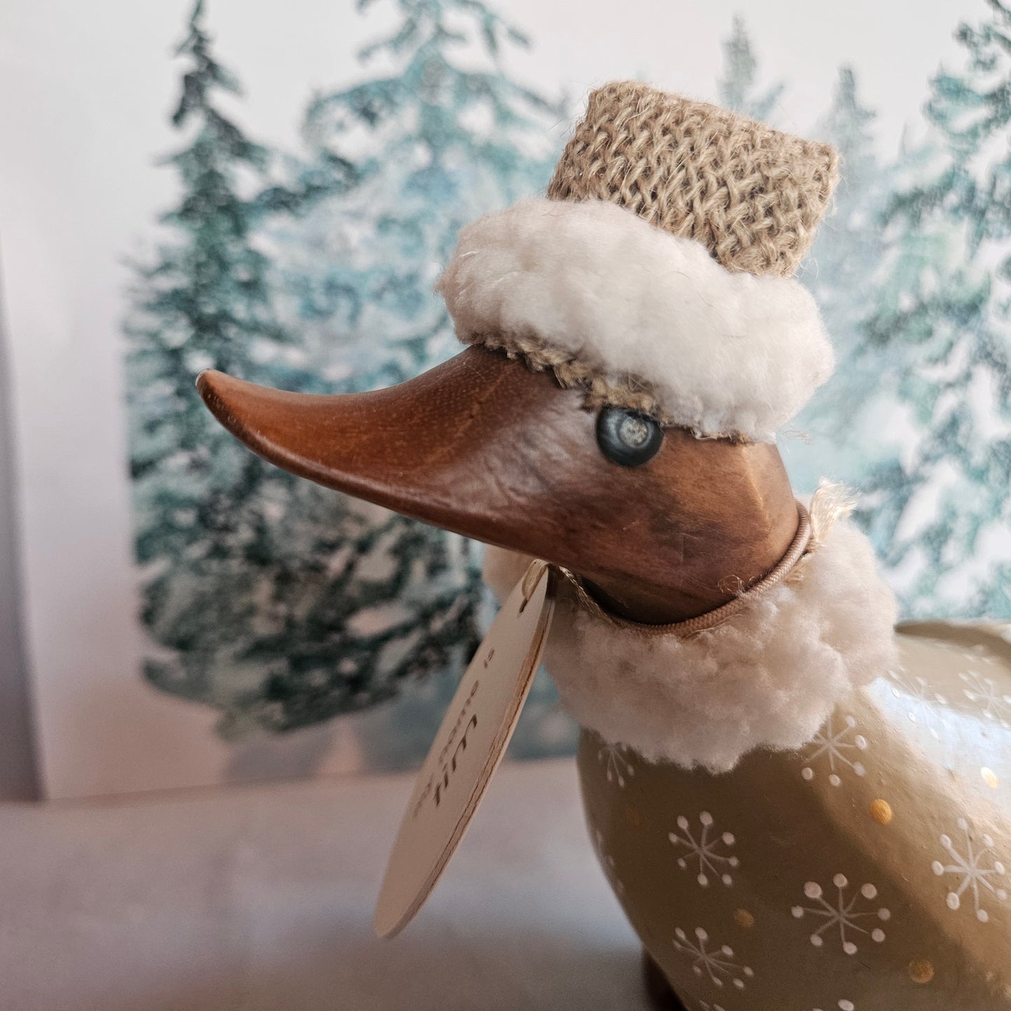 Tim julanka 12 cm närbild ansikte höger - Naturboden