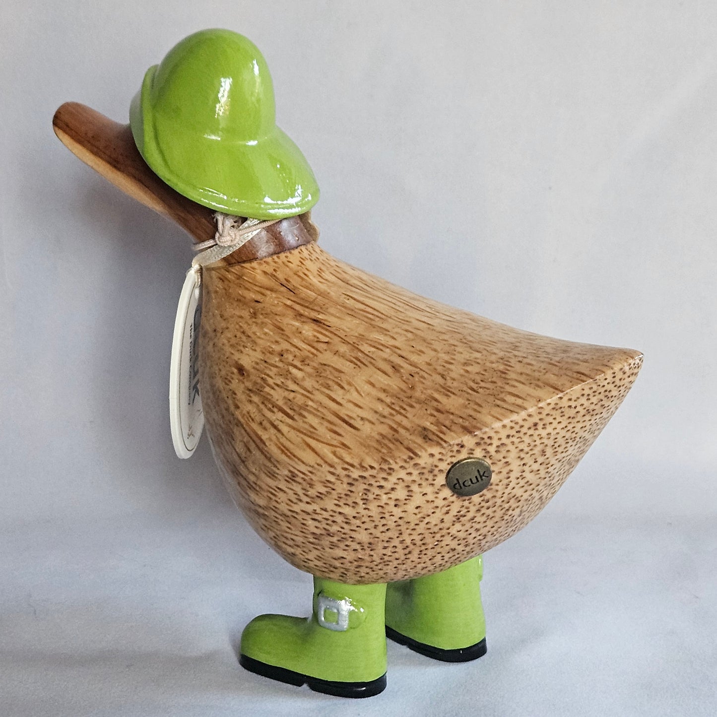 Herbie anka i bambu med grönt regnställ - Naturboden