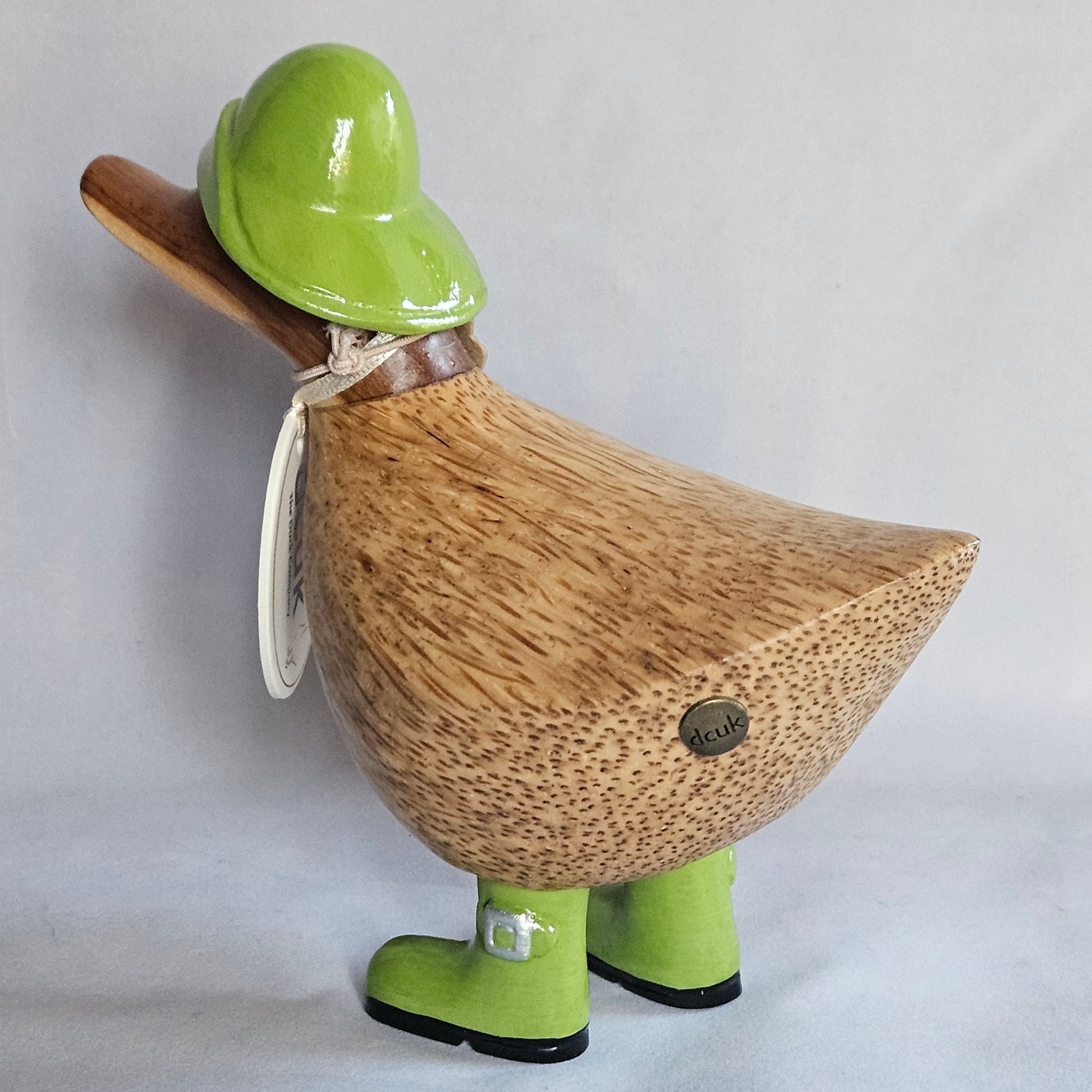 Herbie anka i bambu med grönt regnställ - Naturboden