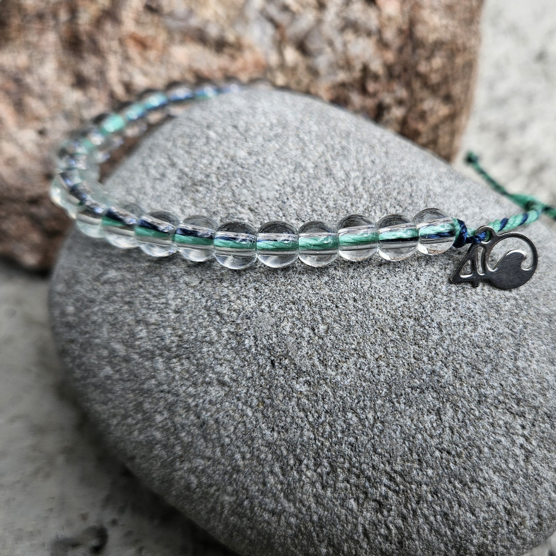 4cean armband stingrocka blå-turkos - Naturboden
