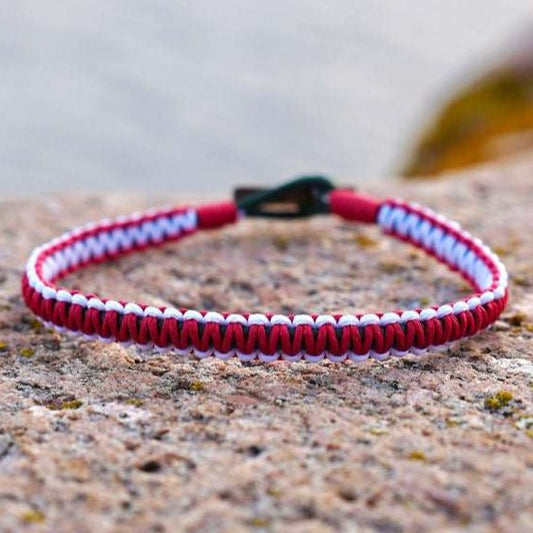 armband CleanSea röd/vit - Naturboden