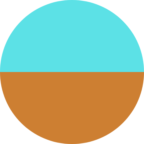 Färg turkos/brons 4ocean armband - Naturboden