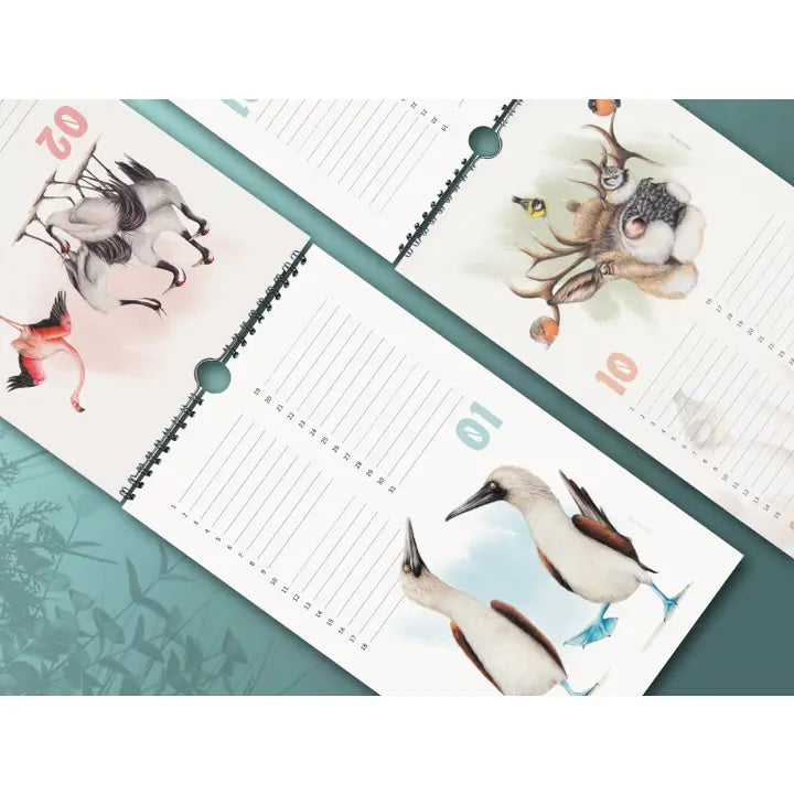 Födelsedagskalender med fina djurbilder - Naturboden
