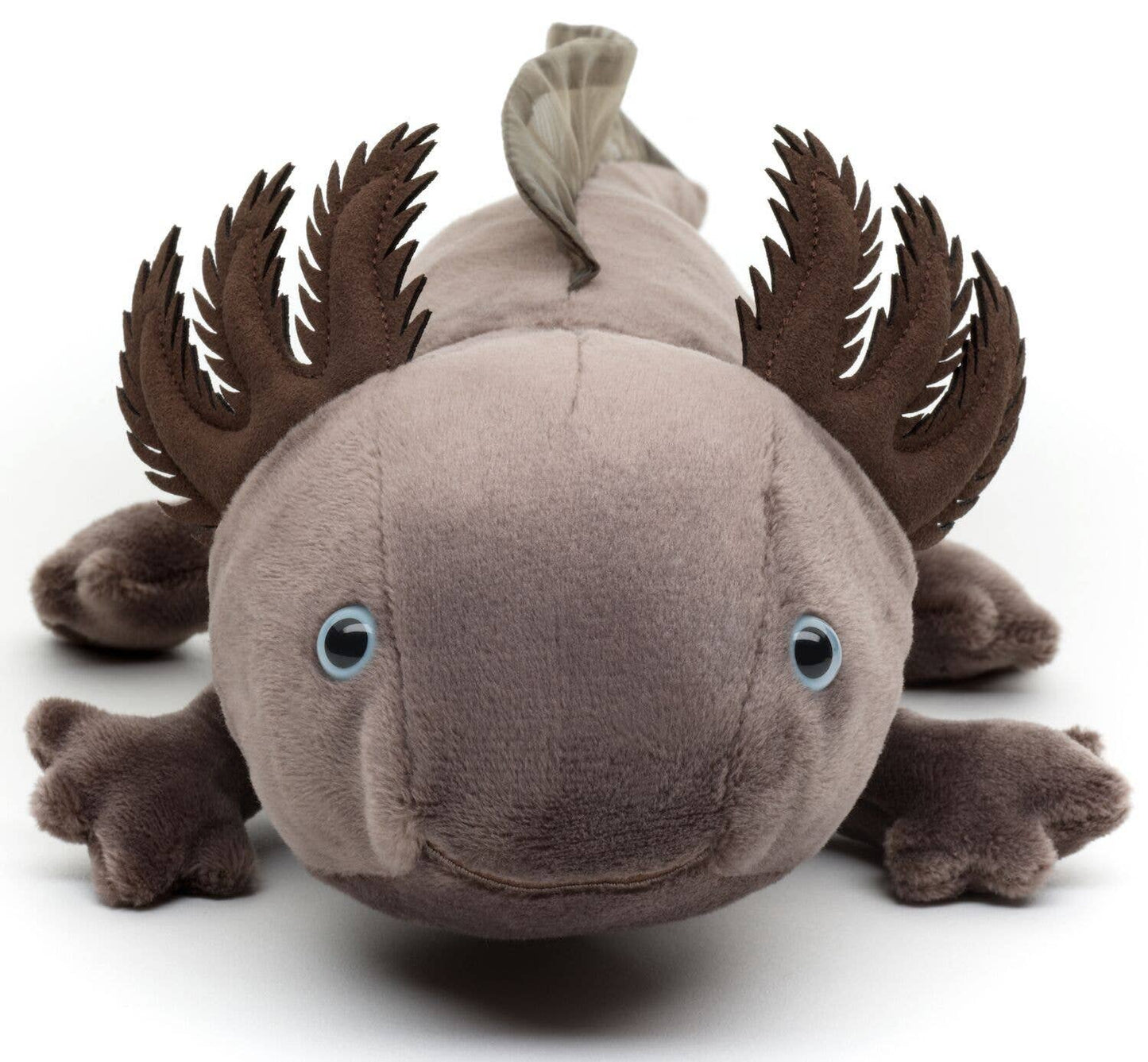 gosedjur axolotl gråbrun