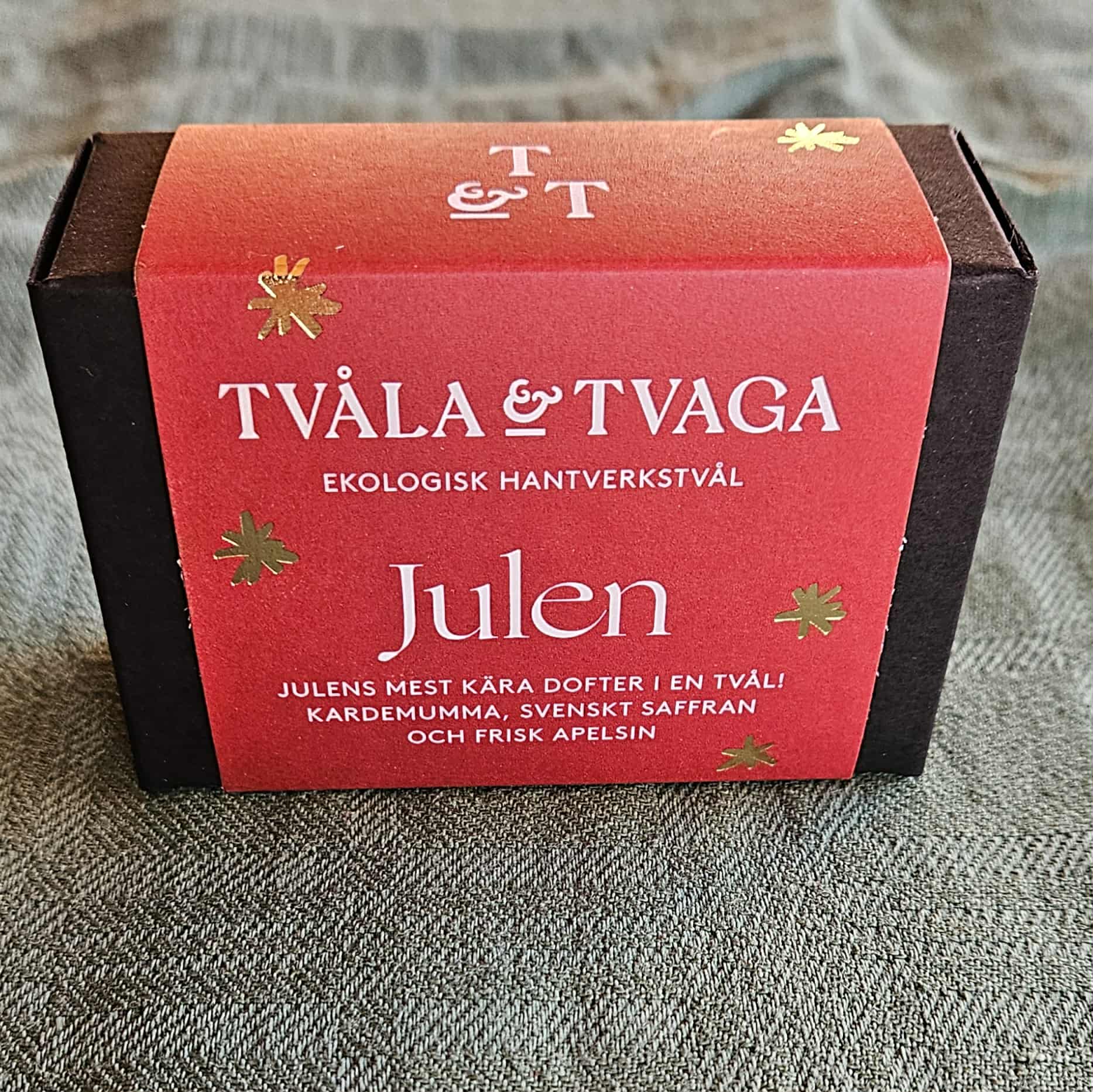 Julen ekologisk tvål med saffran, apelsin o kardemumma - Naturboden