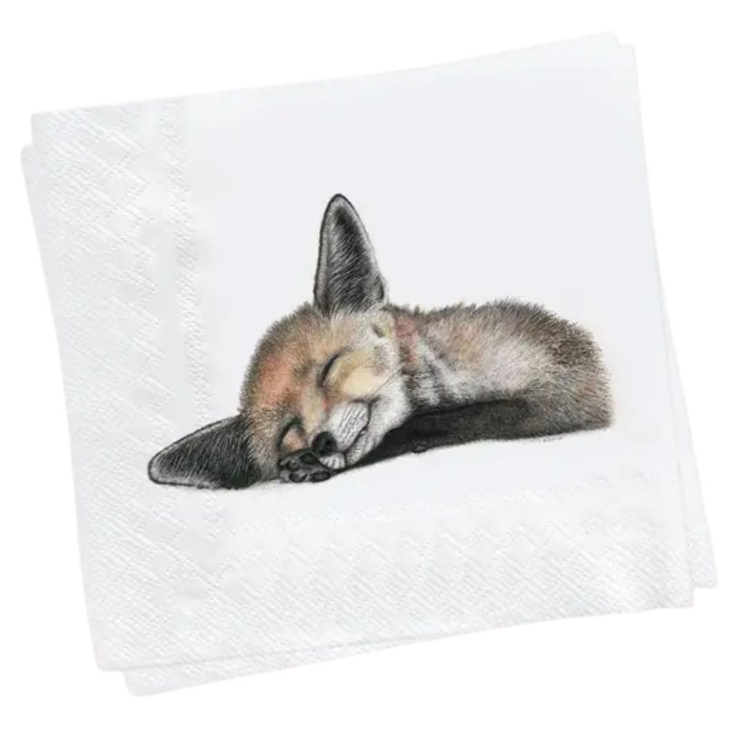 Servetter 20-p Räven Felix - Naturboden