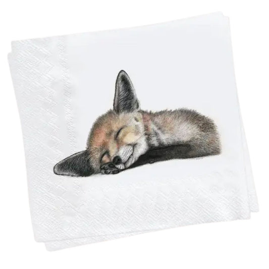 Servetter 20-p Räven Felix - Naturboden