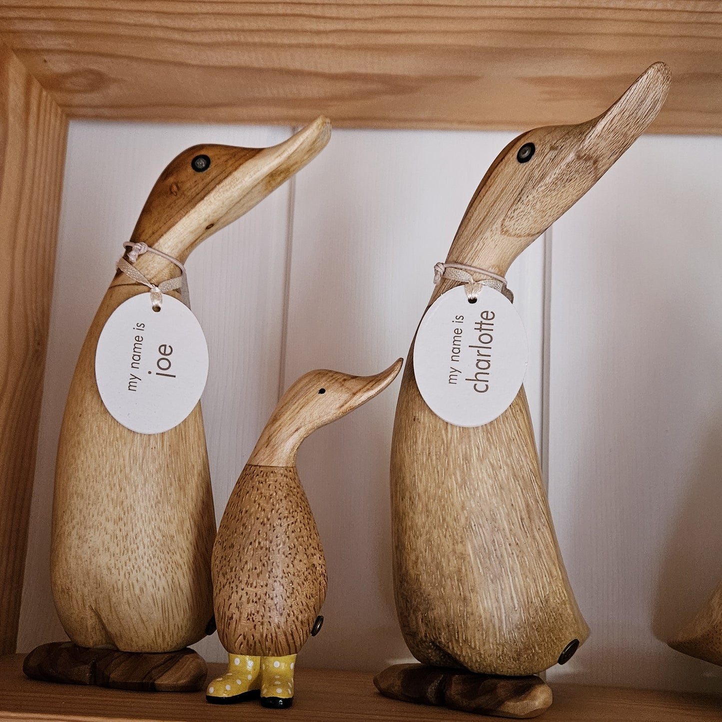 Naturlig löpanka och liten anka i bambu - Naturboden