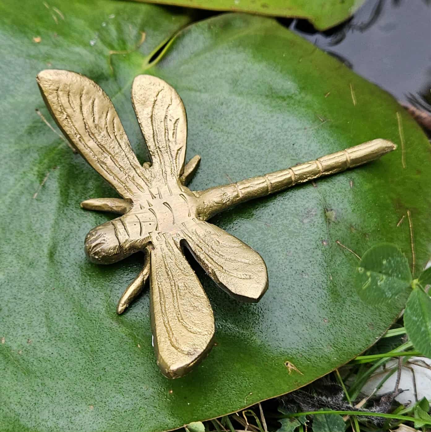 trollslända i mässing - Naturboden